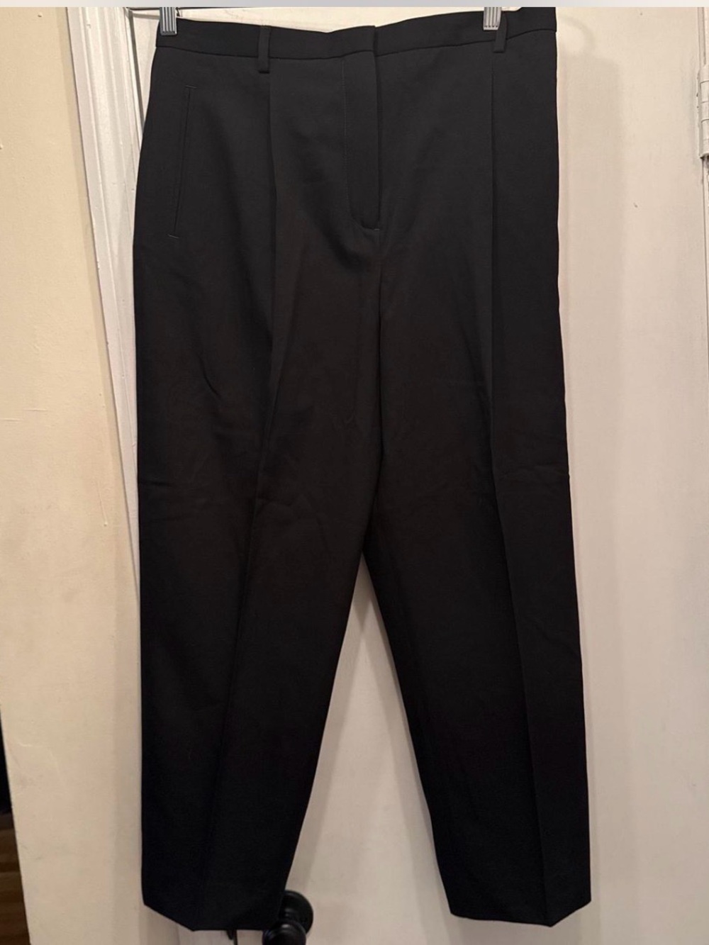 Tory Burch Black womens Dress Pants — Tailored Straight Leg
